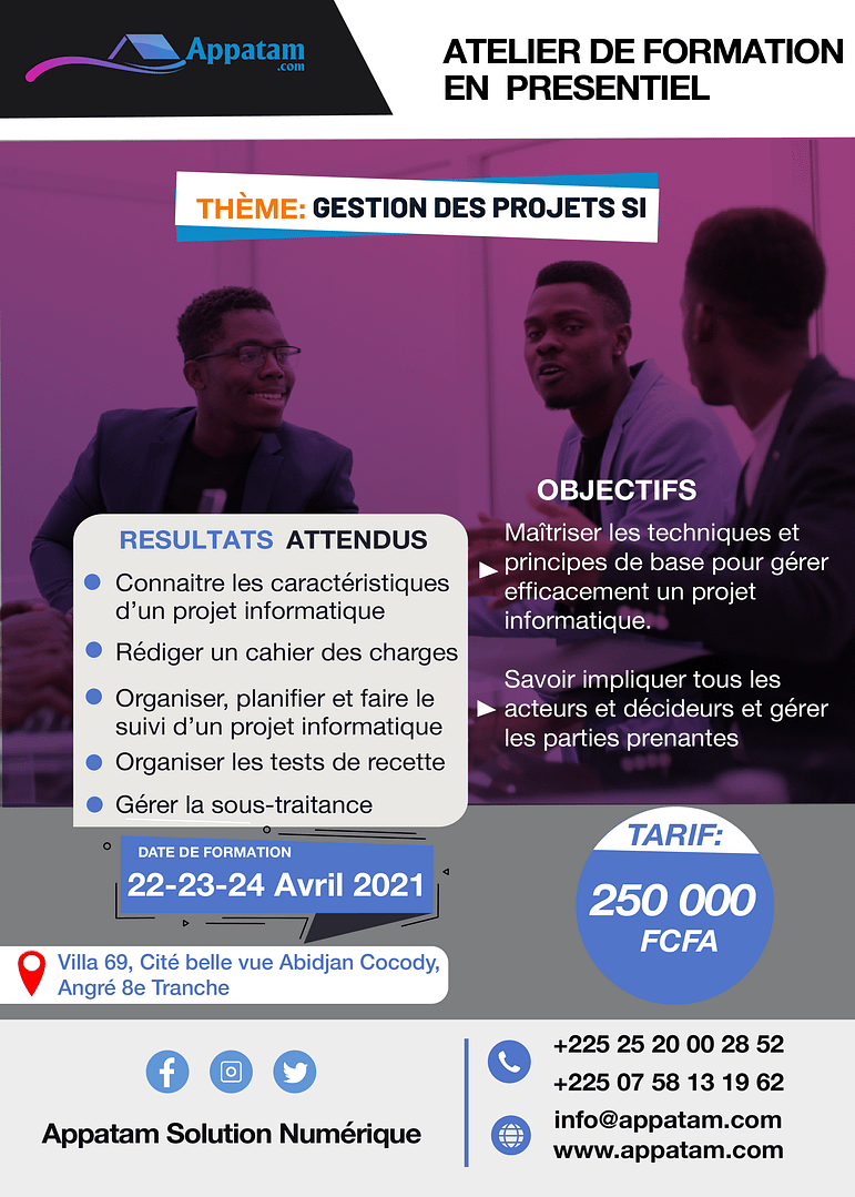 Formation SI Apptam solution numérique